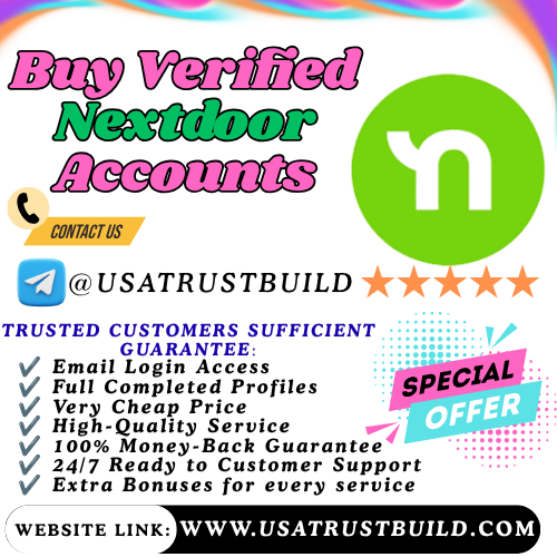 Buy Verified Nextdoor Accounts